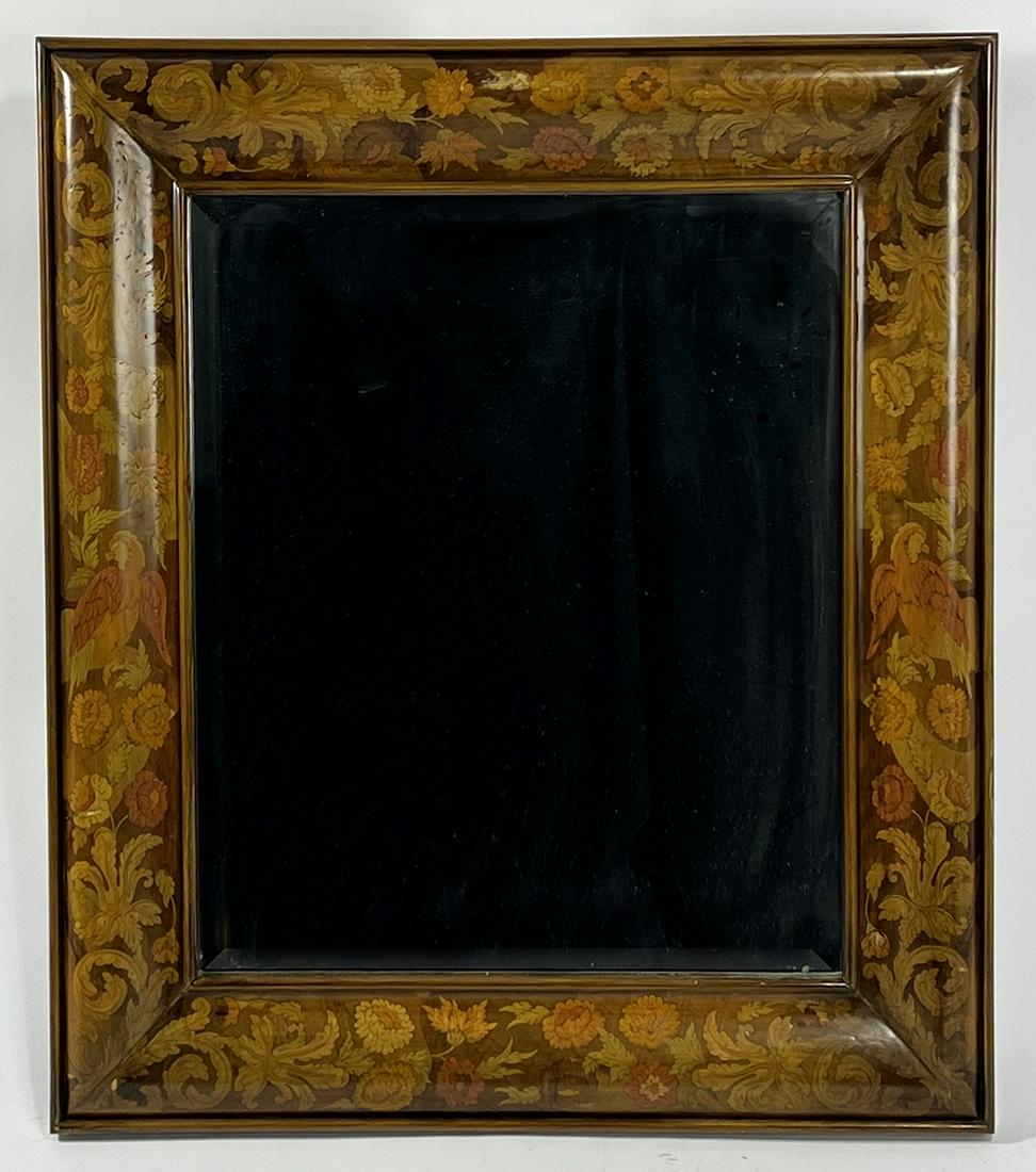 MARQUETRY INLAID HANGING MIRROR (1 of 1)