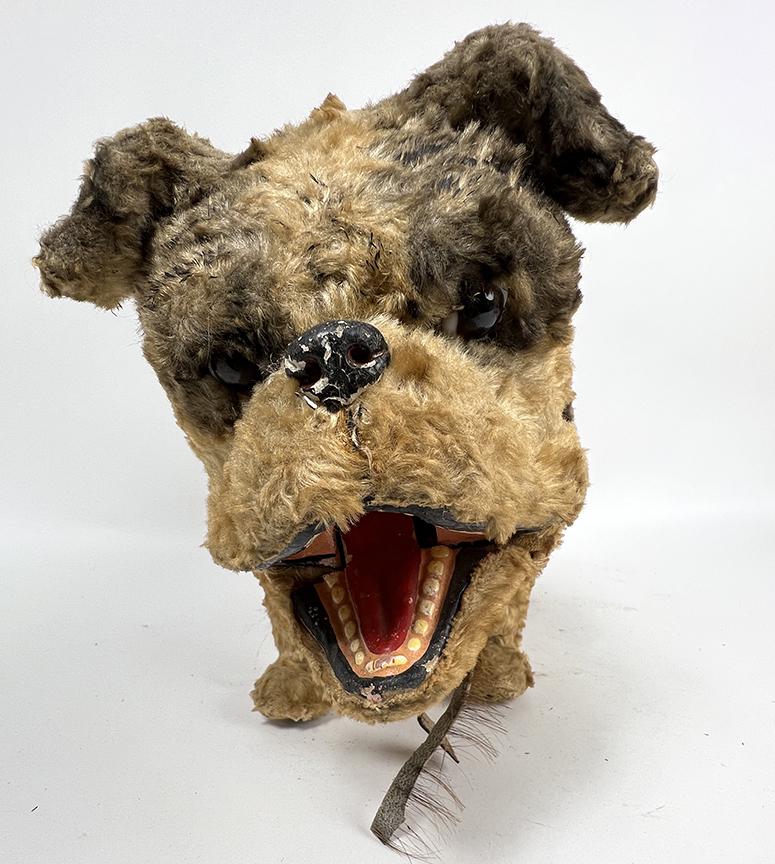 VICTORIAN BOBBING-HEAD DOG PULL TOY (1 of 2)
