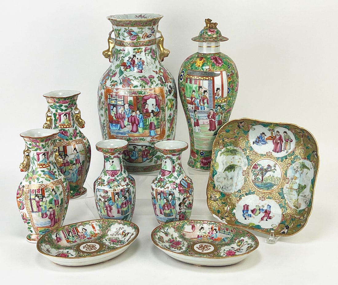 (on 9) GROUP OF VARIOUS CHINESE EXPORT PORCELAIN (1 of 1)