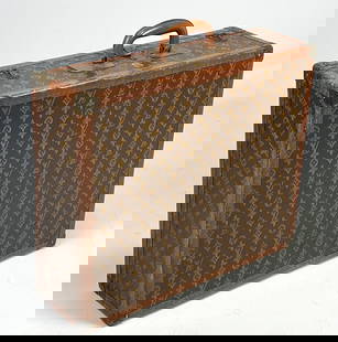 LOUIS VUITTON SUITCASE, 848390: 19"h; 24"w; 7"dNOTE: Apologies, we cannot approve bidders during the auction.