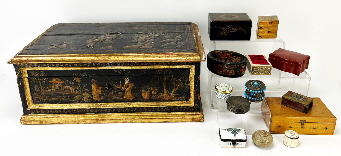 (on 14) GROUP OF VARIOUS BOXES (1 of 2)