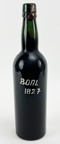 BOTTLE OF BOAL MADEIRA WINE, 1827