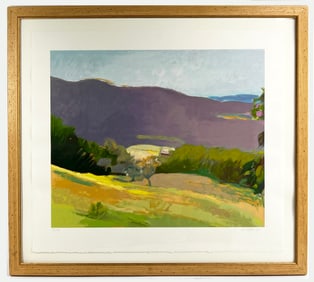 WOLF KAHN (America/Germany, 1927-2020) COLORED LITHO