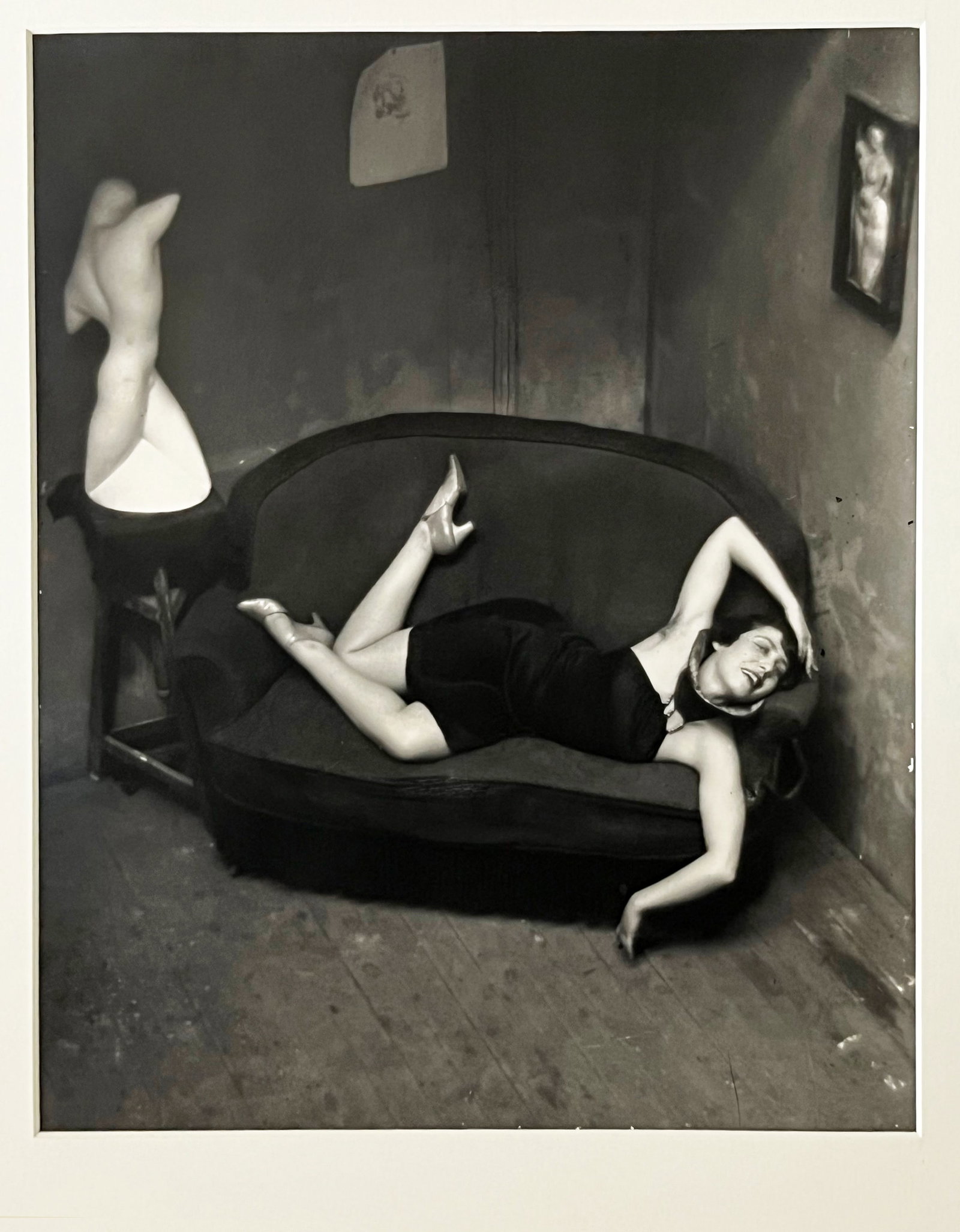 ANDRE KERTESZ (American/ Hungarian, 1894 - 1985) PHOTOGRAPH: Satiric Dancer (Magda Forstner), 1926 sgn. in pencil verso Paris/ 1926 / A.Kertesz gelatin silver print; 13.5 by 10.75 i