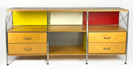 HERMAN MILLER/EAMES-STYLE MODERN STORAGE UNIT