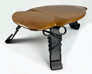MID-CENTURY MODERN CUSTOM COFFEE TABLE, PALEY
