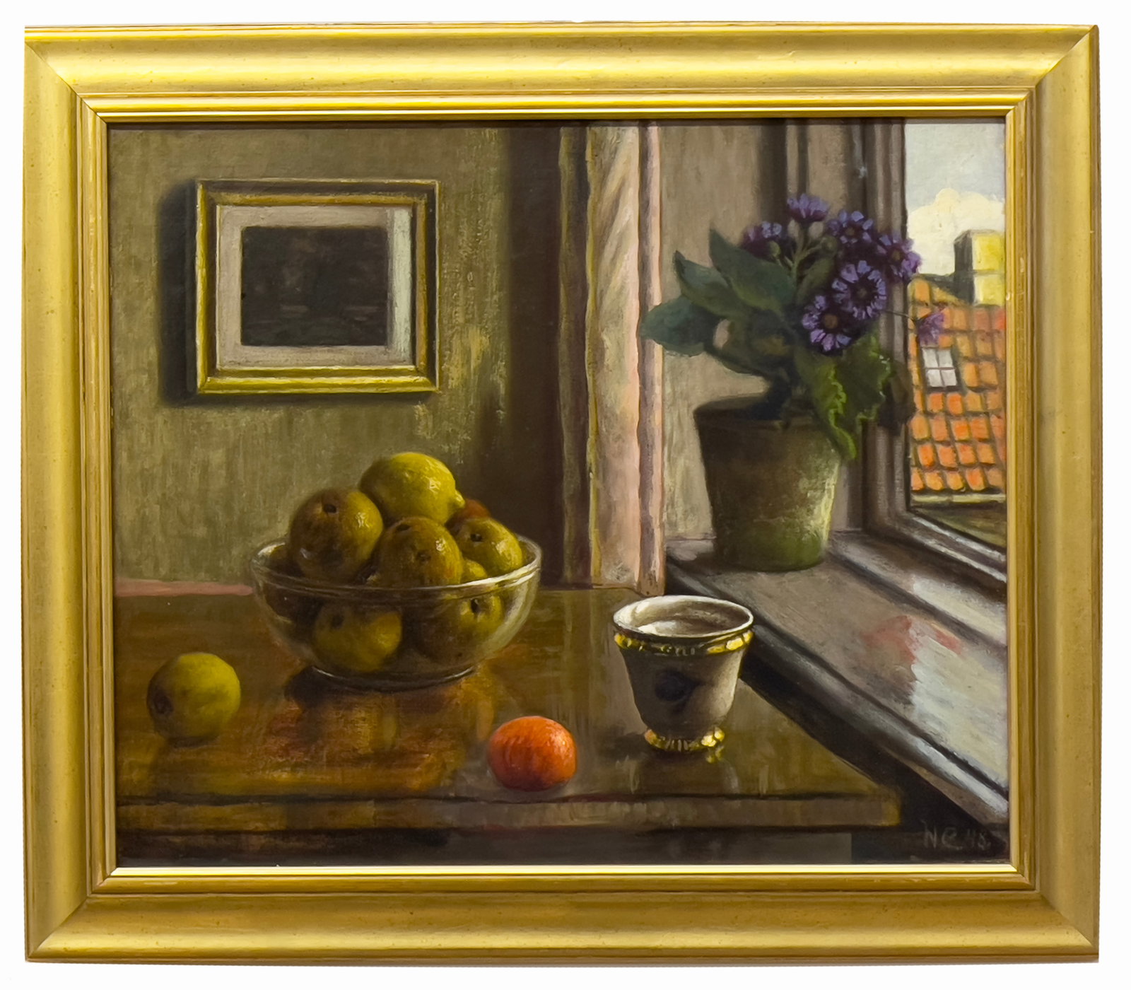 AMERICAN, 20th c. STILL LIFE PAINTING (1 of 2)