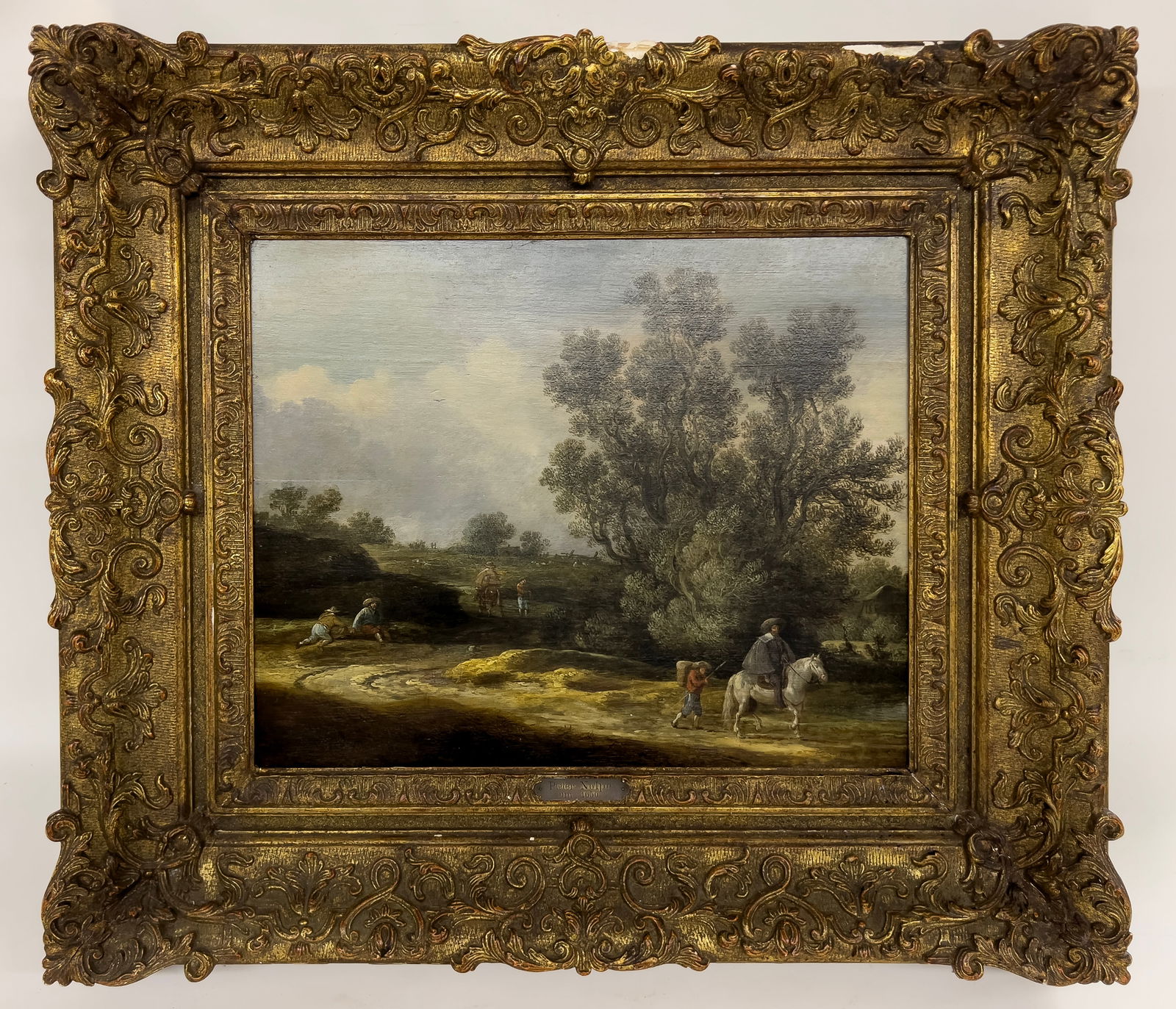 PIETER NOLPE (Netherlands, 1613 -1652) LANDSCAPE PAINTING (1 of 4)