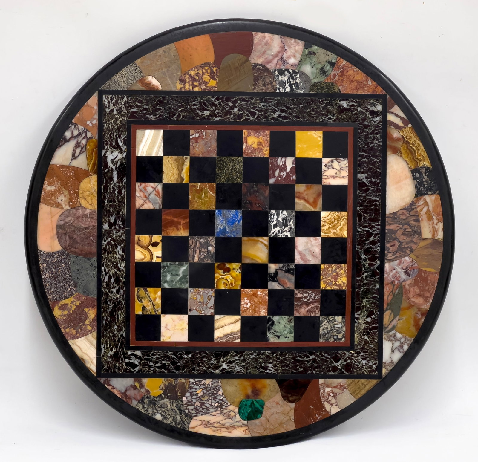 ITALIAN GRAND TOUR INLAID SPECIMEN GAME BOARD/TABLE TOP (1 of 1)