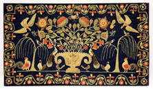 AMERICAN NEEDLEWORK AND APPLIQUE TABLE MAT, TEXTILE