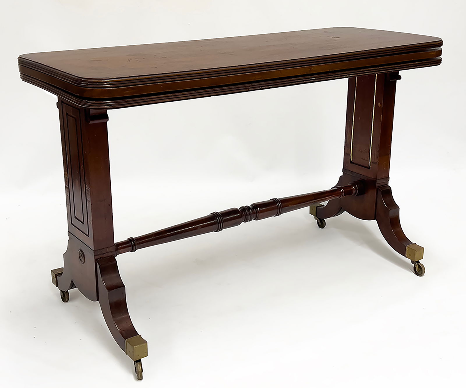 ENGLISH REGENCY MECHANICAL MAHOGANY SERVER/BUFFET TABLE (1 of 4)