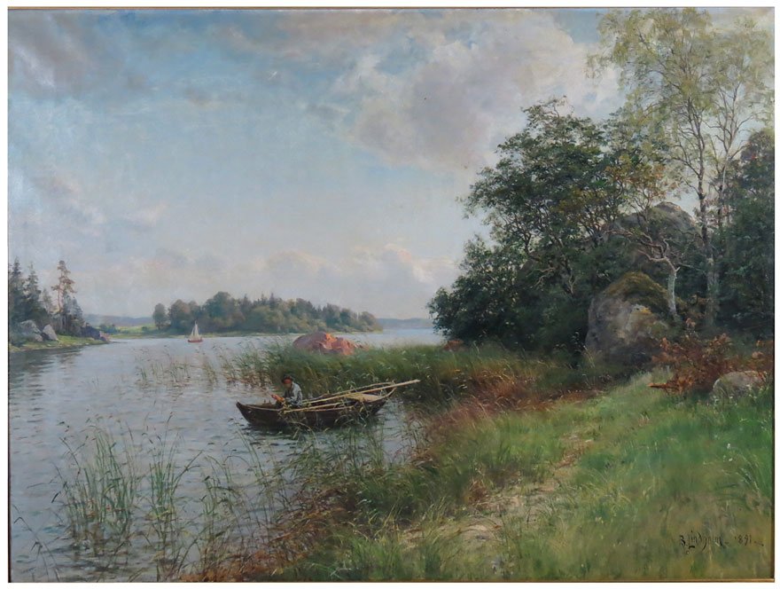 BERNDT ADOLF LINDHOLM (Finnish, 1841-1914)