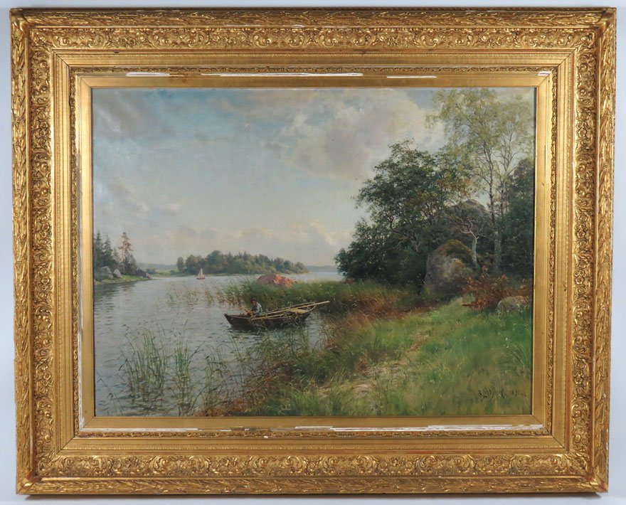 BERNDT ADOLF LINDHOLM (Finnish, 1841-1914) - 2
