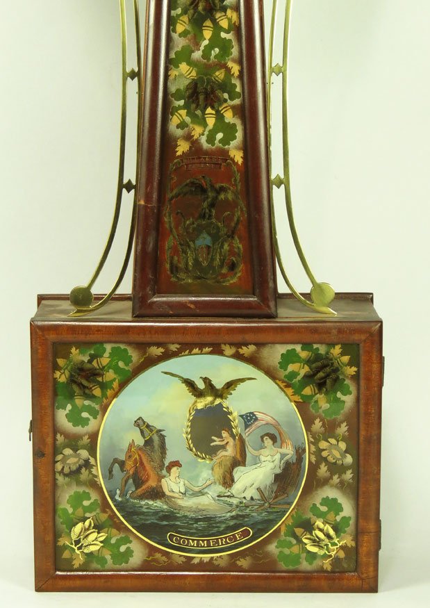 WILLARD WEIGHT-DRIVEN BANJO CLOCK, BOSTON - 2