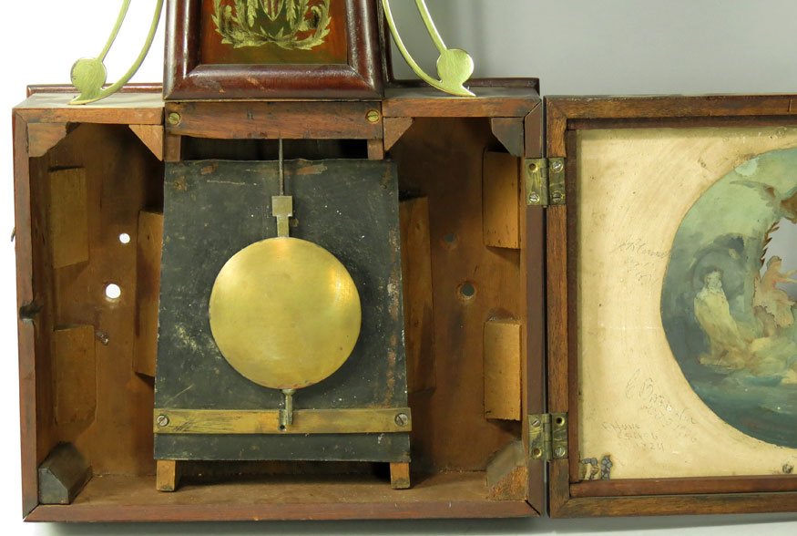 WILLARD WEIGHT-DRIVEN BANJO CLOCK, BOSTON - 3