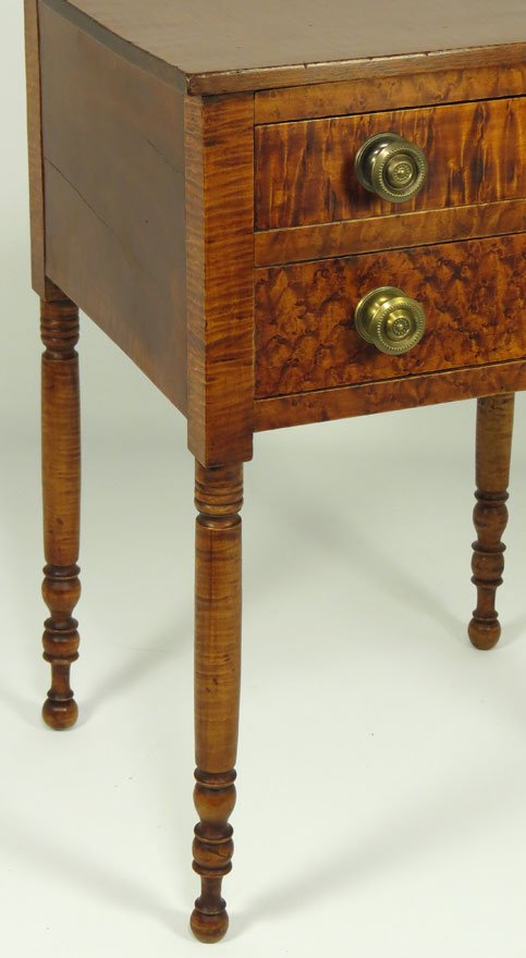 SHERATON TIGER MAPLE WORK TABLE - 2