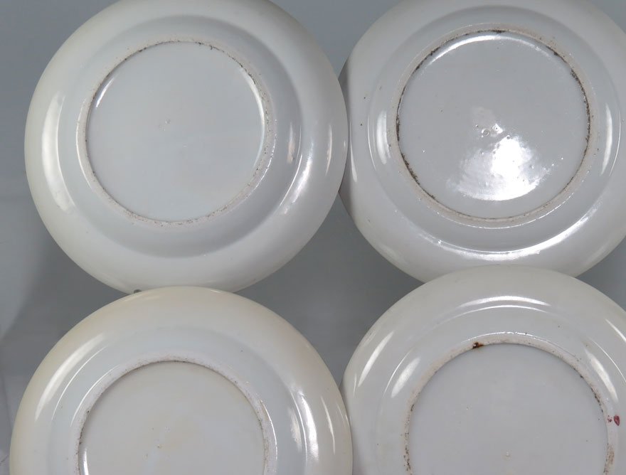 (2 pairs) CHINESE EXPORT PORCELAIN MANDARIN PLATES - 3