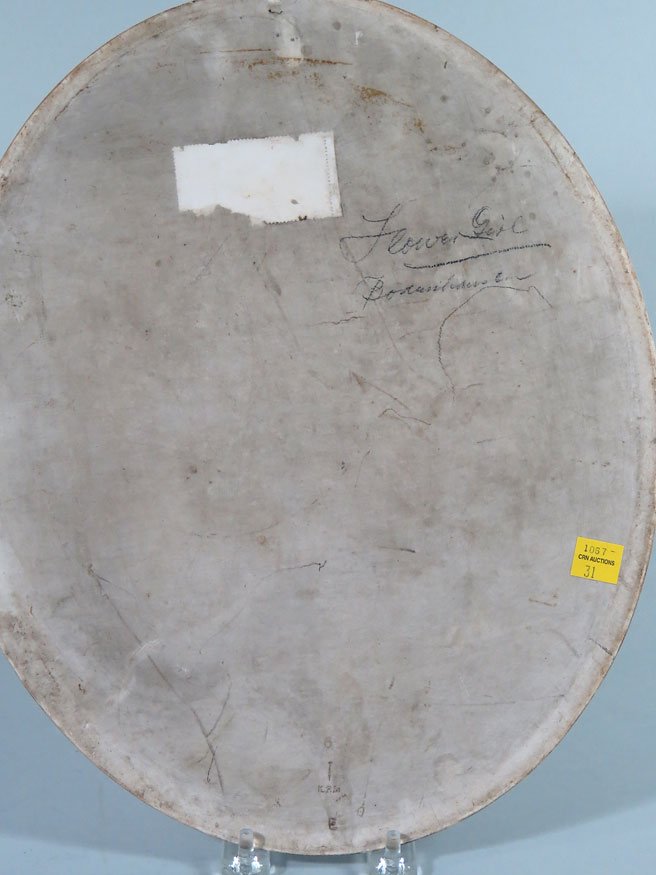 19TH C. KPM GERMAN PORCELAIN OVAL PLAQUE - 2