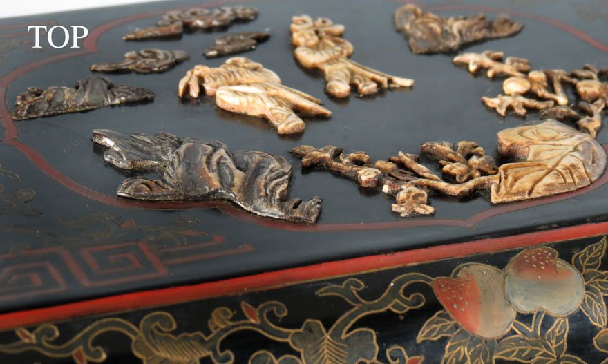 CHINESE LACQUERED TABLE CABINET - 3
