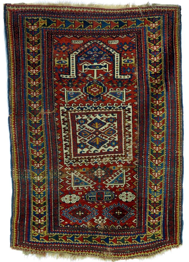 19TH C. KUBA RUG