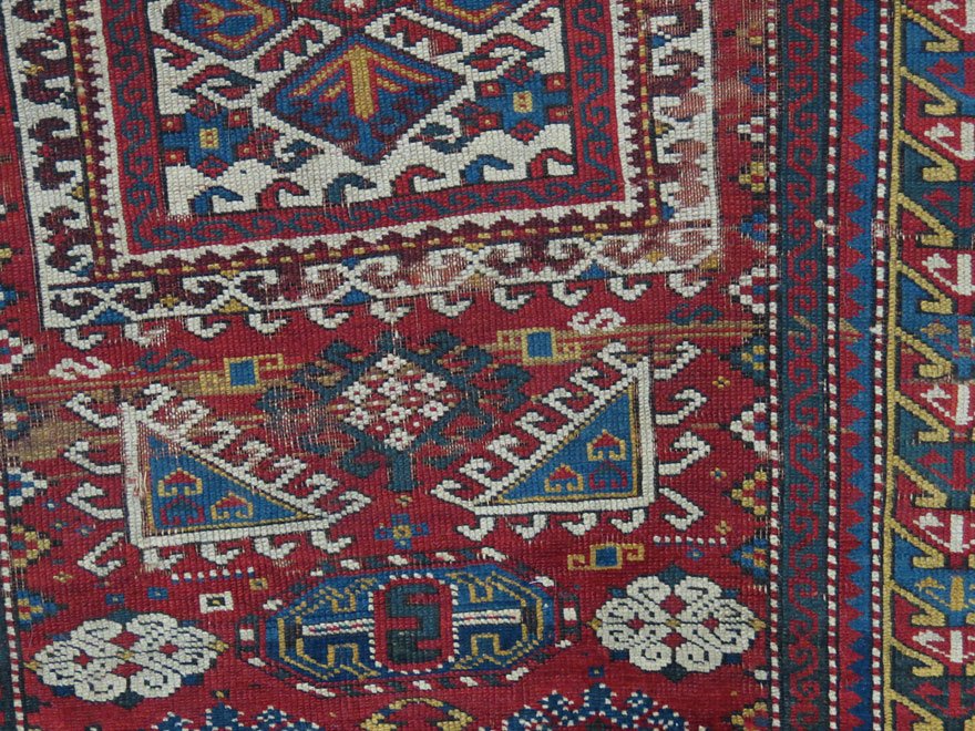 19TH C. KUBA RUG - 2