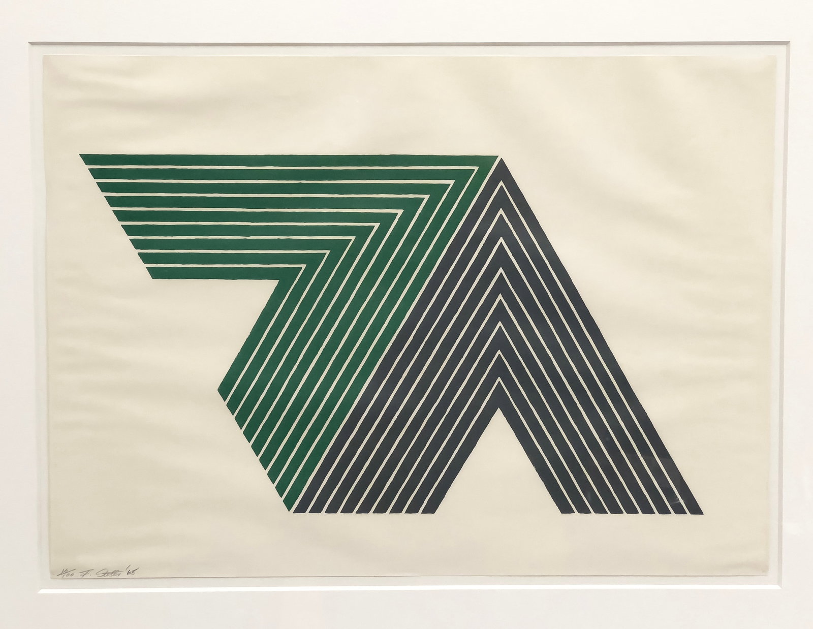 FRANK STELLA (American/Massachusetts, 1936-2024) LITHOGRAPH (1 of 2)