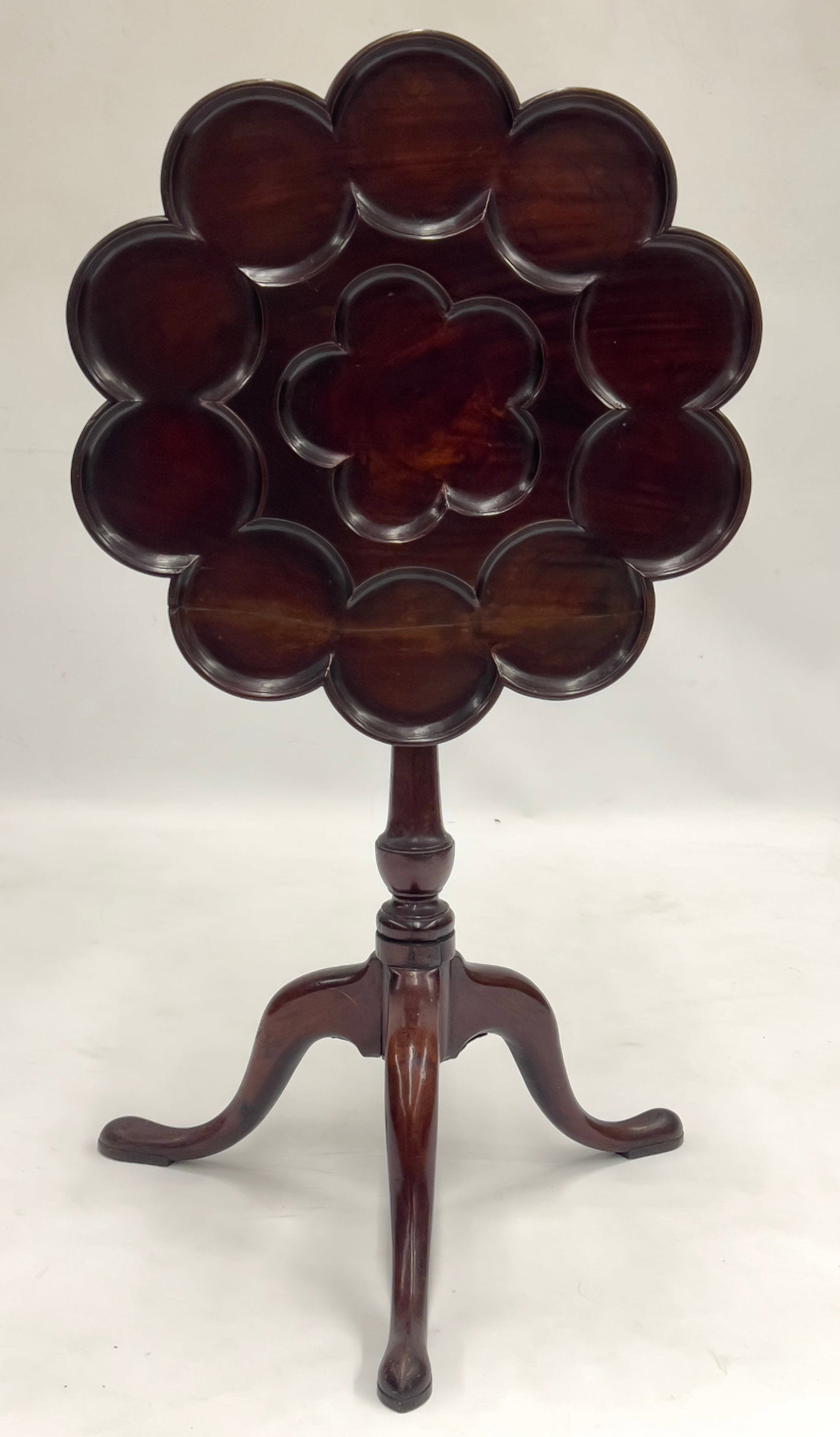 tilting top supported on birdcage, 28"h; 21.5"diam. (1 of 1)