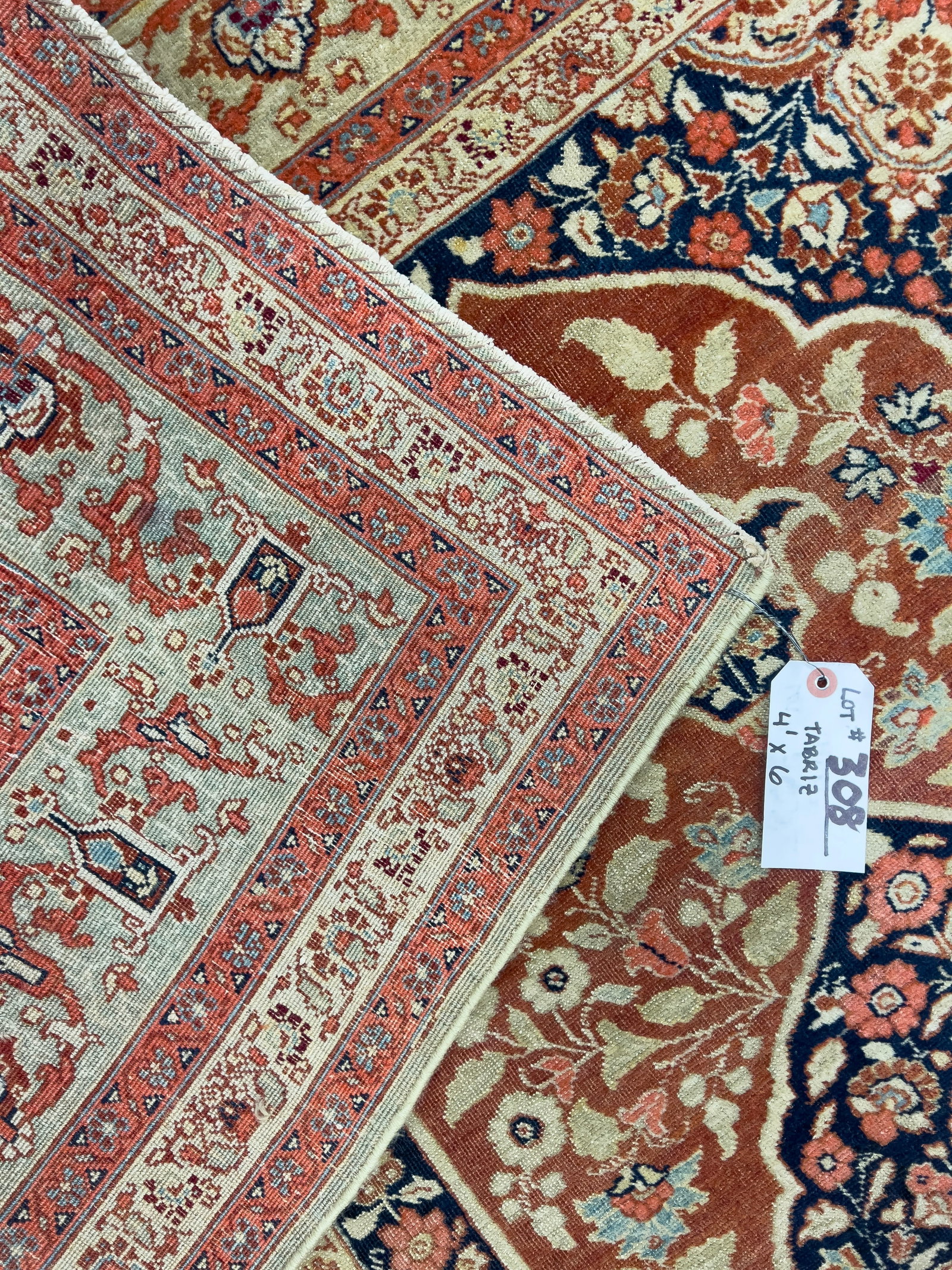 ANTIQUE TABRIZ CARPET - 2