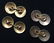 (2) PAIRS 14K GOLD CUFF LINKS - 2