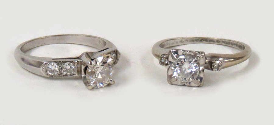 (2) GOLD AND DIAMOND RINGS (1 of 1)