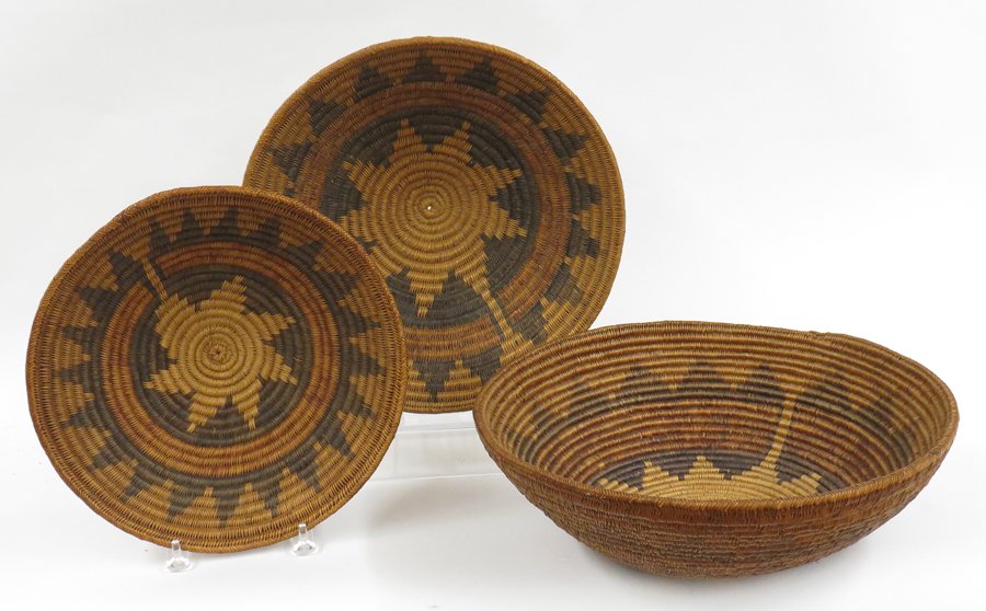 (3) SOUTHWEST COILED WEDDING BASKETS (1 of 2)