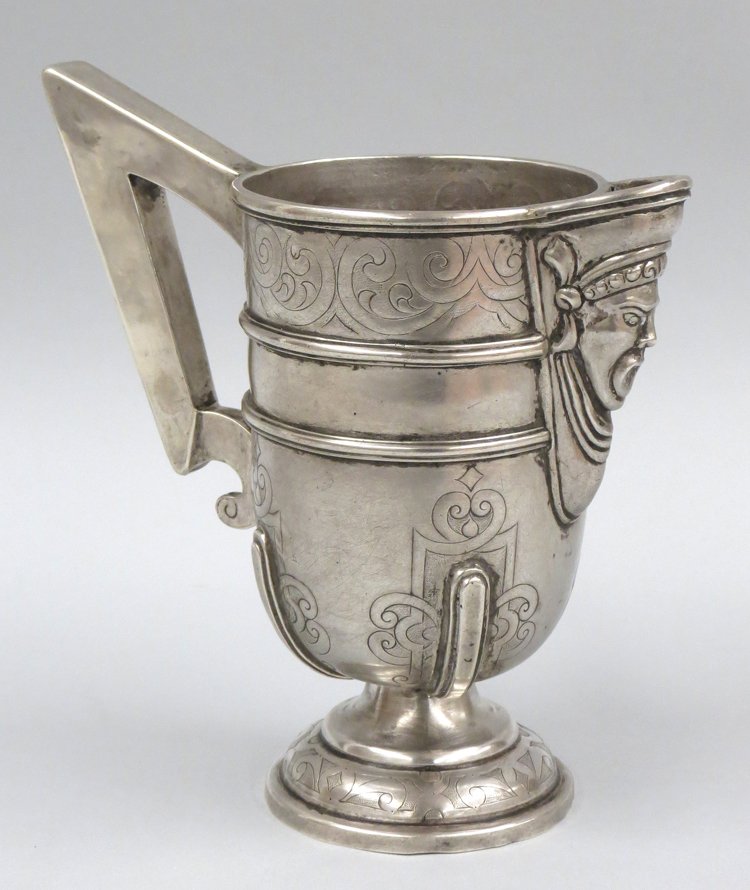 19TH C. SPANISH/SPANISH COLONIAL-STYLE SILVER EWER (1 of 3)