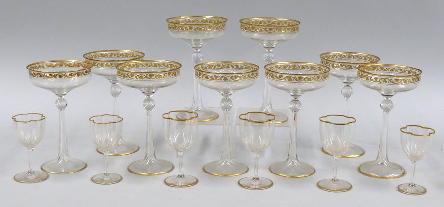 (on 15) VARIOUS EDWARDIAN STEMWARE (1 of 1)