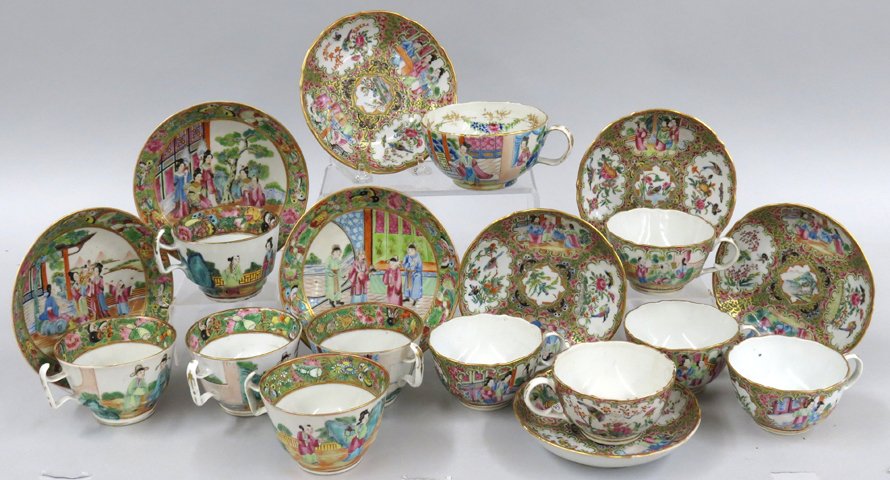 (on 19) VARIOUS CHINESE EXPORT PORCELAIN CUPS (1 of 1)