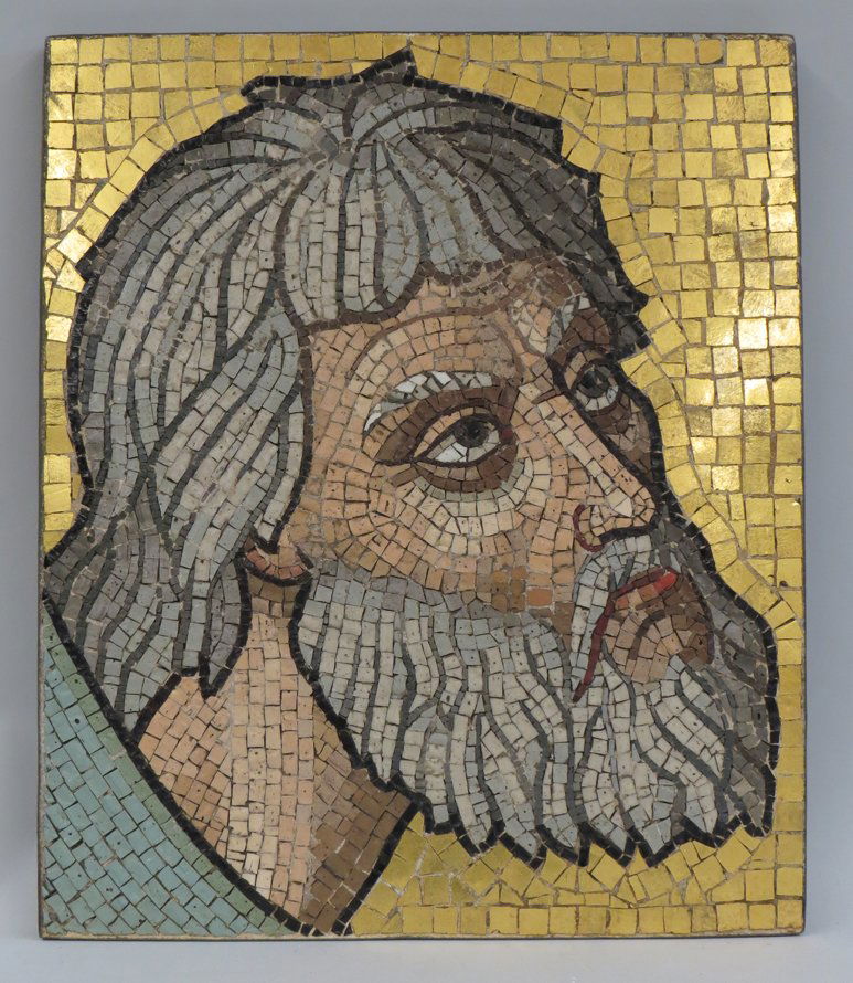 GREEK MOSAIC PLAQUE (1 of 2)