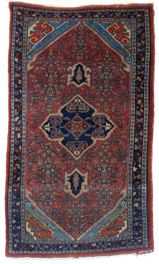ANTIQUE BIDJAR SCATTER RUG (1 of 1)