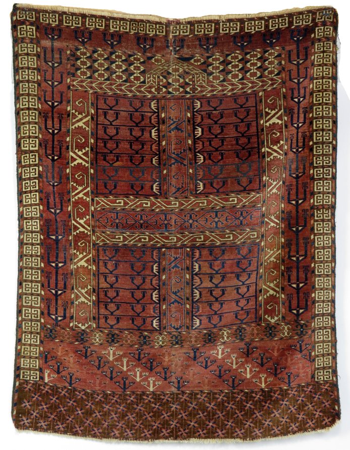 ANTIQUE AFGHAN BOKHARA RUG (1 of 1)