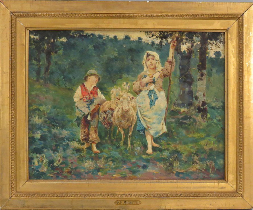 FRANCESCO PAOLO MICHETTI (Italian, 1851-1929) (1 of 2)