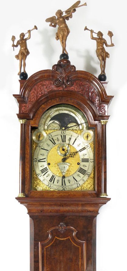 EXCEPTIONAL 18TH C. DUTCH MUSICAL TALL CLOCK, LOGGE (1 of 7)