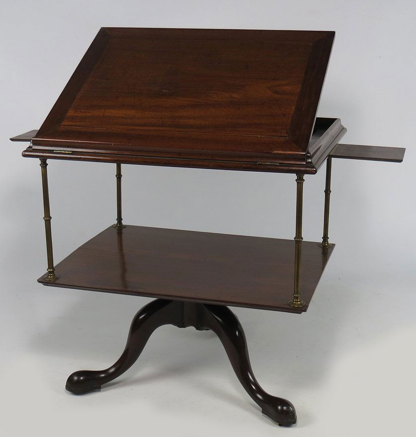 ENGLISH GEORGE III MAHOGANY ARCHITECTâ€™S TABLE (1 of 3)