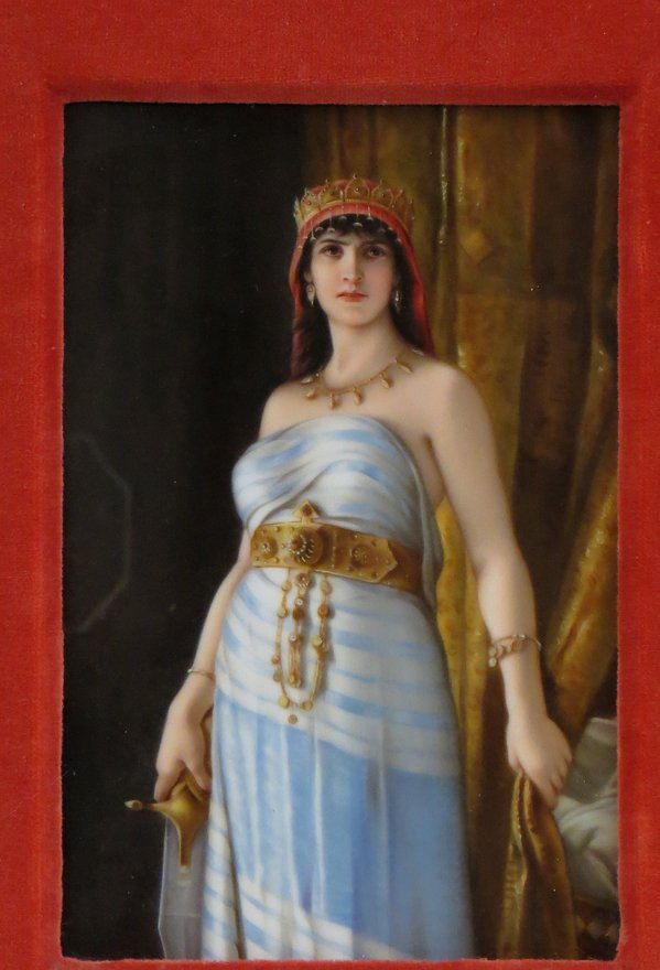 19TH C. CONTINENTAL PAINTING ON PORCELAIN (1 of 1)