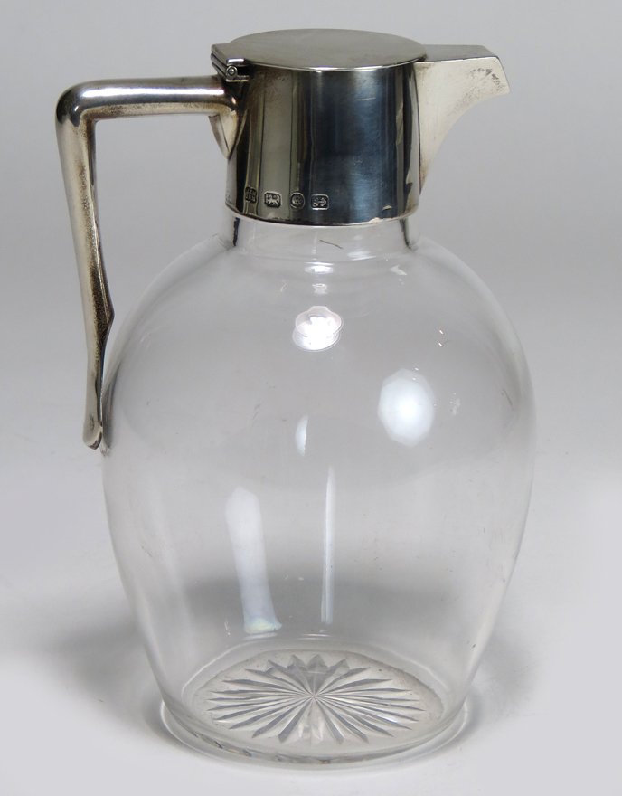 ENGLISH SILVER MOUNTED CLARET JUG, DRESSER (1 of 1)