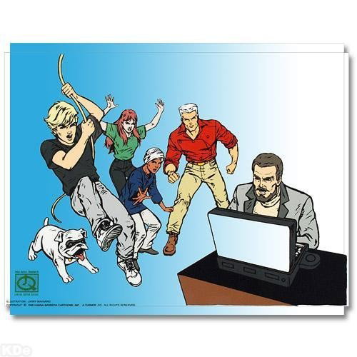 Hanna-Barbera "Johnny Quest" LIMITED EDITION Seric: "Johnny Quest" is a LIMITED EDITION Hanna-Barbera .Includes Certificate of Authenticity . size 17" x 12.5" Condition Report Condition Report: Mint Condition, W95