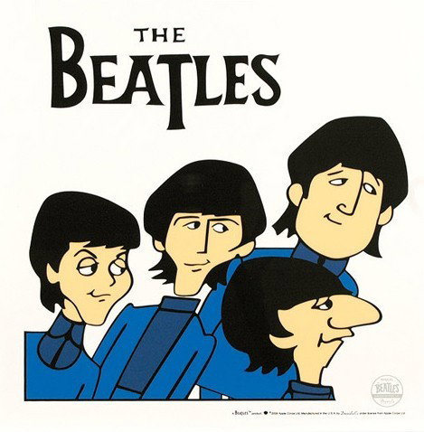 Beatles Cartoon Ltd Ed Sericel Animation Cel Posi: This animation sericel features John, Paul, George, and Ringo as inspired by their Saturday morning cartoon series The Beatles. size . 13.5 x 13.5. The Beatles. Includes Certificate of Authenticity.