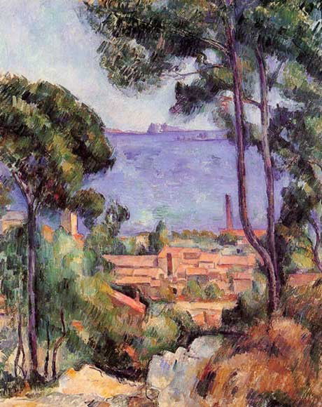 PAUL CEZANNE LANDSCAPE: PAUL CEZANNE LANDSCAPE.size 12 x 14. Edition size. Open.