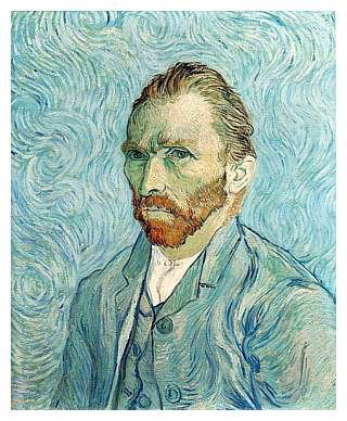 Vincent Van Gogh Self Portraits: Vincent Van Gogh - Self Portrait: Saint-Rémy (oil on canvas, 1889). size 14 x 12 . Edition sixe . Open