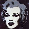ANDY WARHOL- Marilyn Monroe BLACK 1967 ART PRINT Poster: Andy Warhol Marilyn Sunday B Morning 25 1/2" x 28" .