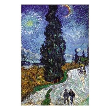 Vincent van Gogh "Country Road ": Vincent Willem van Gogh (30 March 1853 – 29 July 1890) was a Dutch post-Impressionist painter whose work had a far-reaching influence on 20th century art for its vivid colors and emotional impact. L