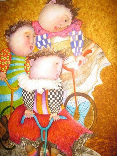 Graciela Rodo Boulanger "Autour Du Monde " Hand S: Graciela Rodo Boulanger Limited Edition Lithograph on Paper: " Autour Du Monde " Hand Signed: Signed in pencil. 28.75" x 20.25 size. Hand Signed: Signed in pencil.