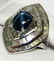 50Y: 3.41CT Star Sapphire & 2.02CT Diamond 14KT Gold Ri